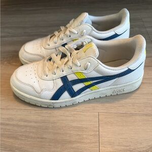 ASICS Sportstyle White and Blue Sneakers Size 7